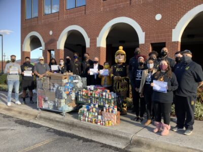 FTCC Athletics Food Pantry donation