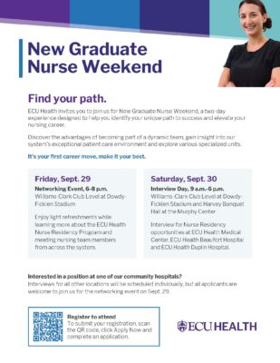 Ecu Health New Graduate Nurse Weekend Page 1