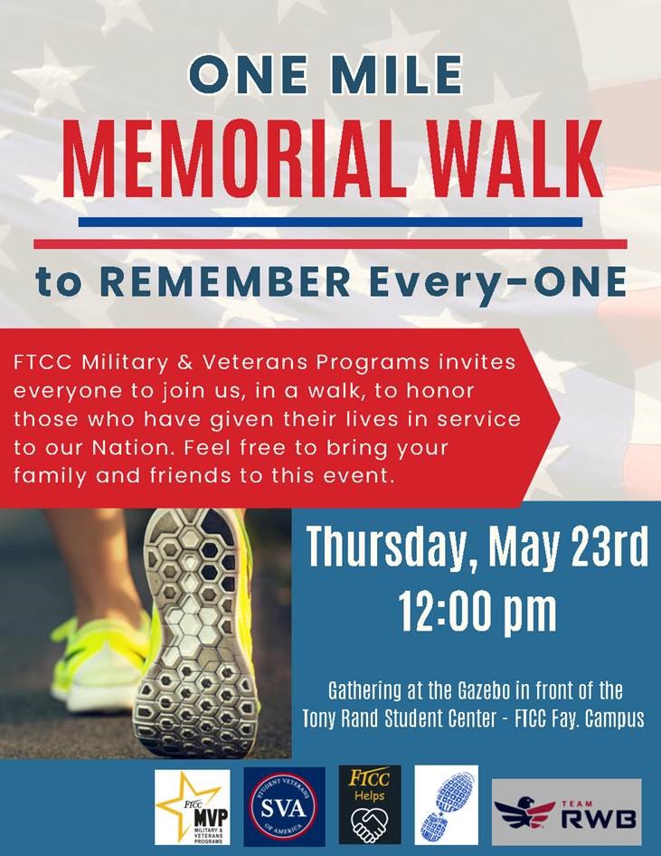 One Mile Memorial Walk Flyer