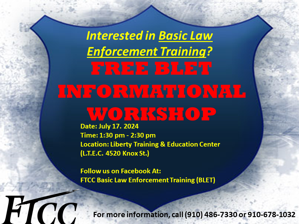 Blet Informational Workshop (blue Badge Military) 071724