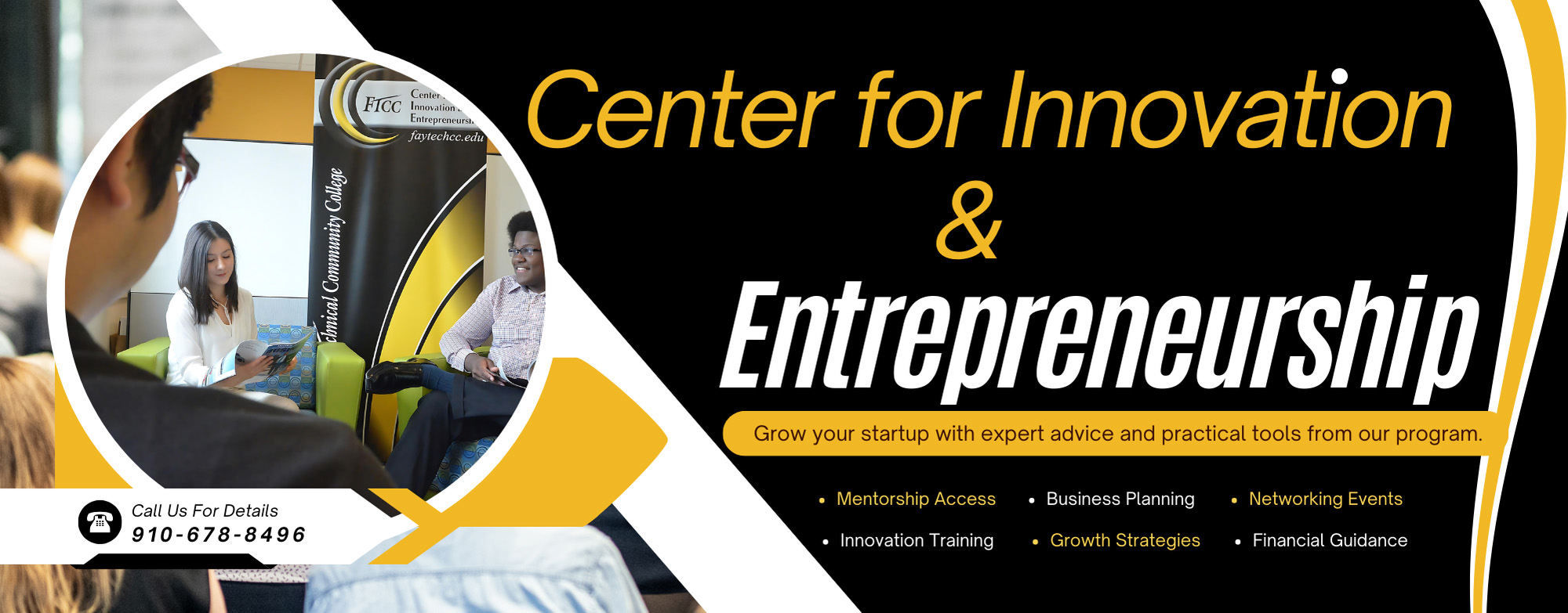 Center Of Innovation Entrepreneurship Banner Mast' Professional Empowerment Summit. 