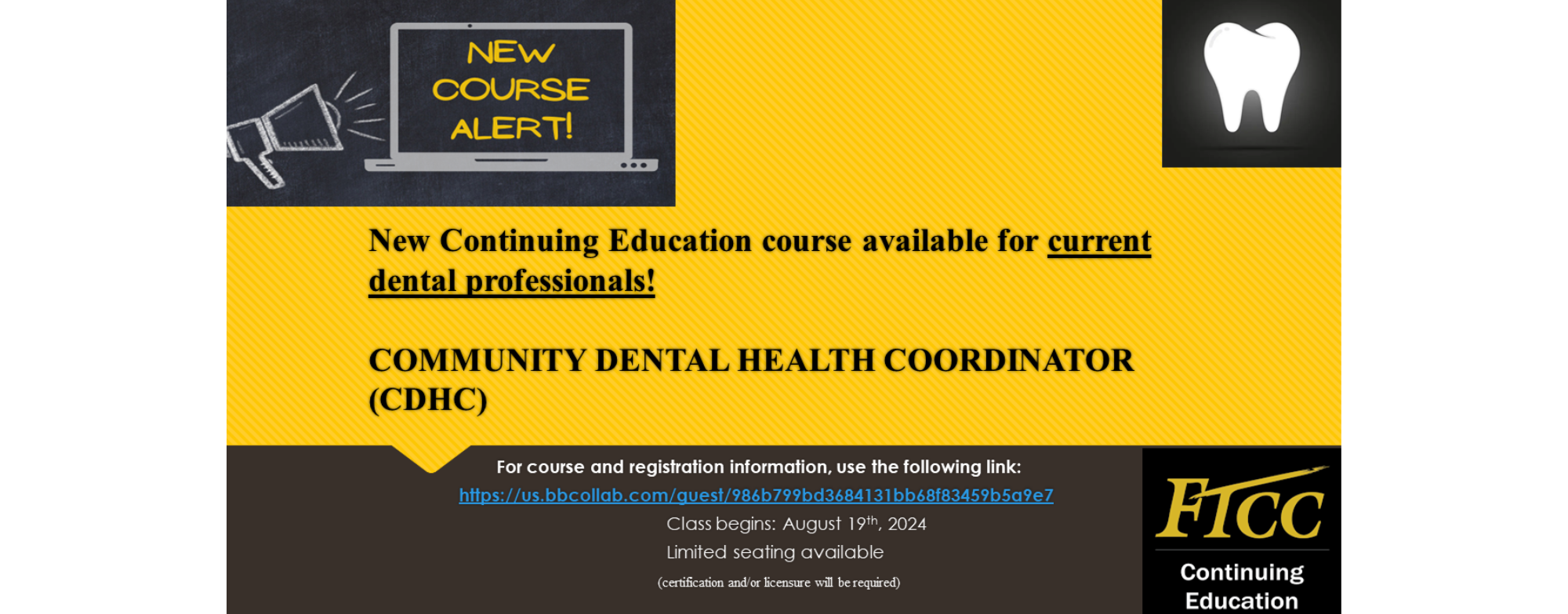 Dental Coordinator Flyer