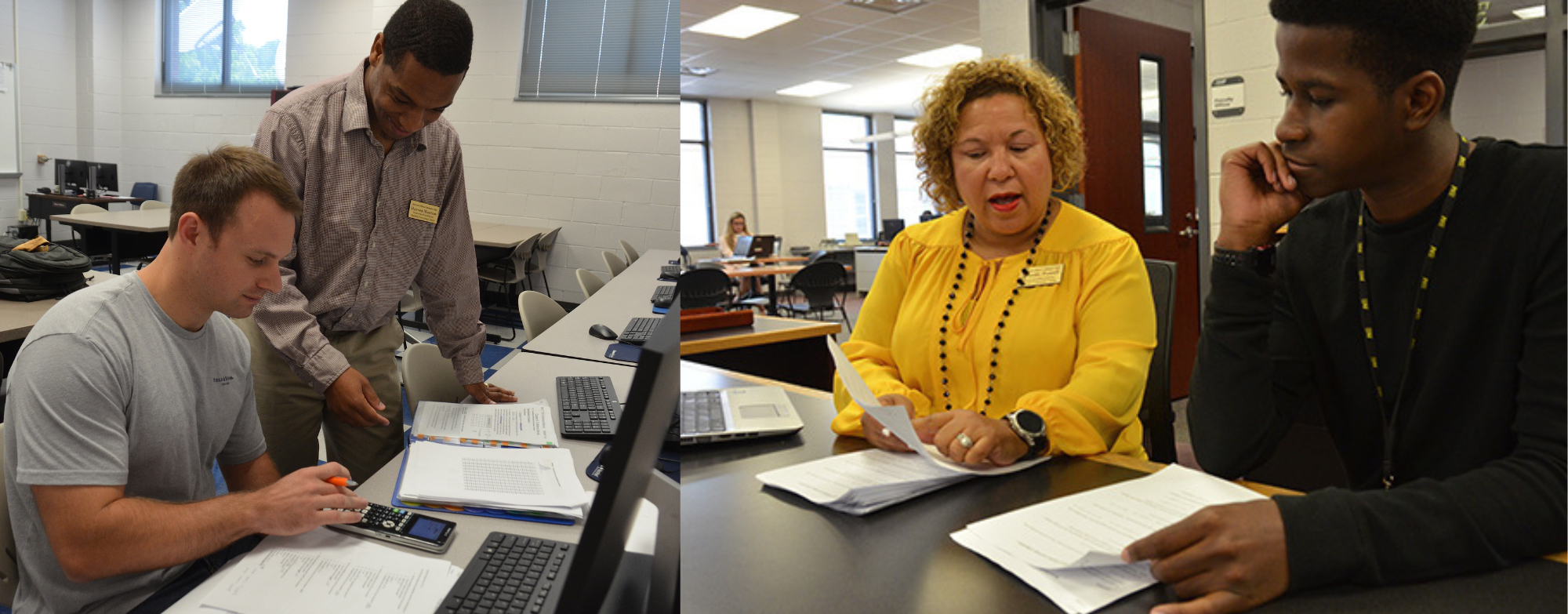 Slc Staff working in an office