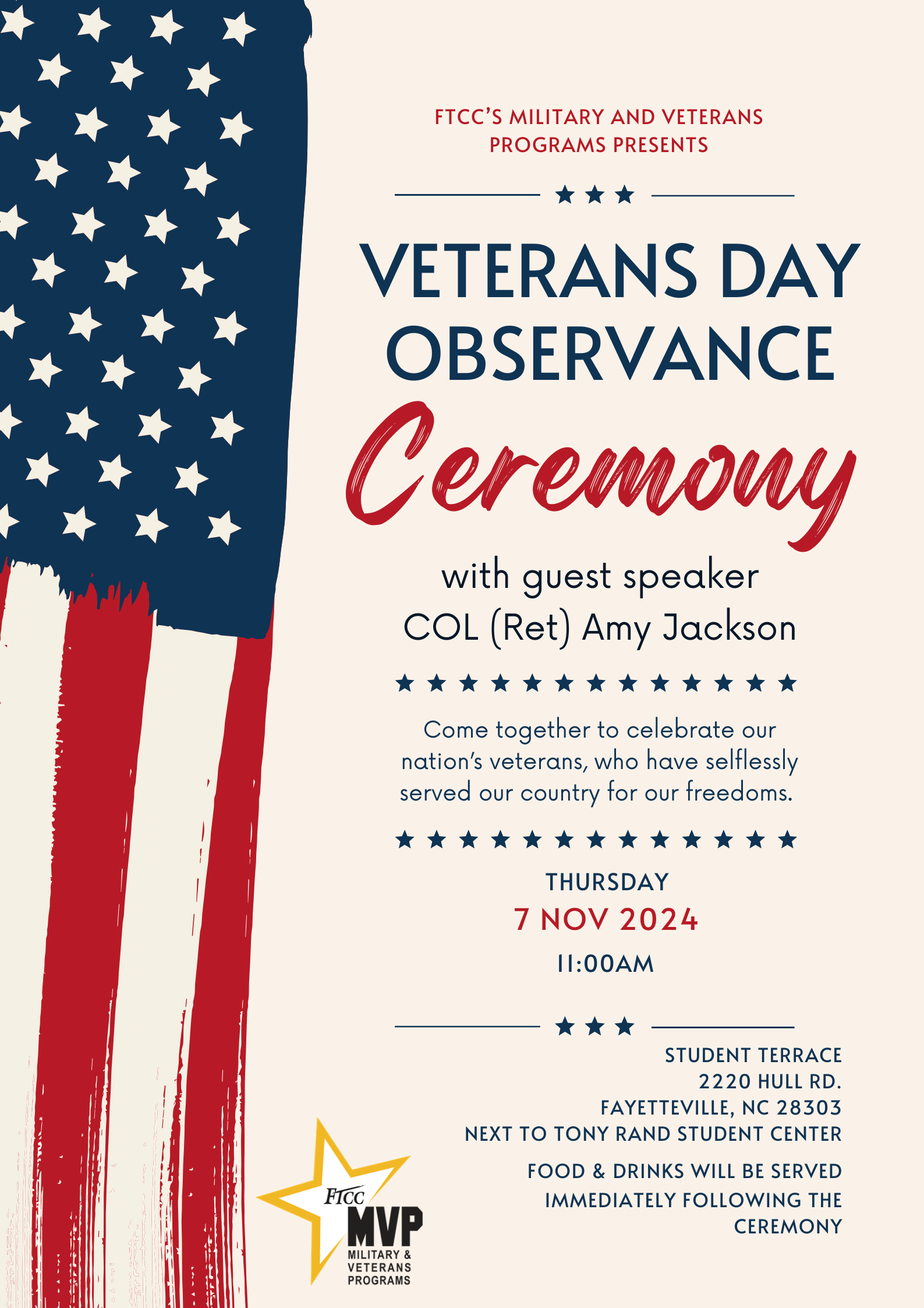 Veterans Day Ceremony Flyer Final