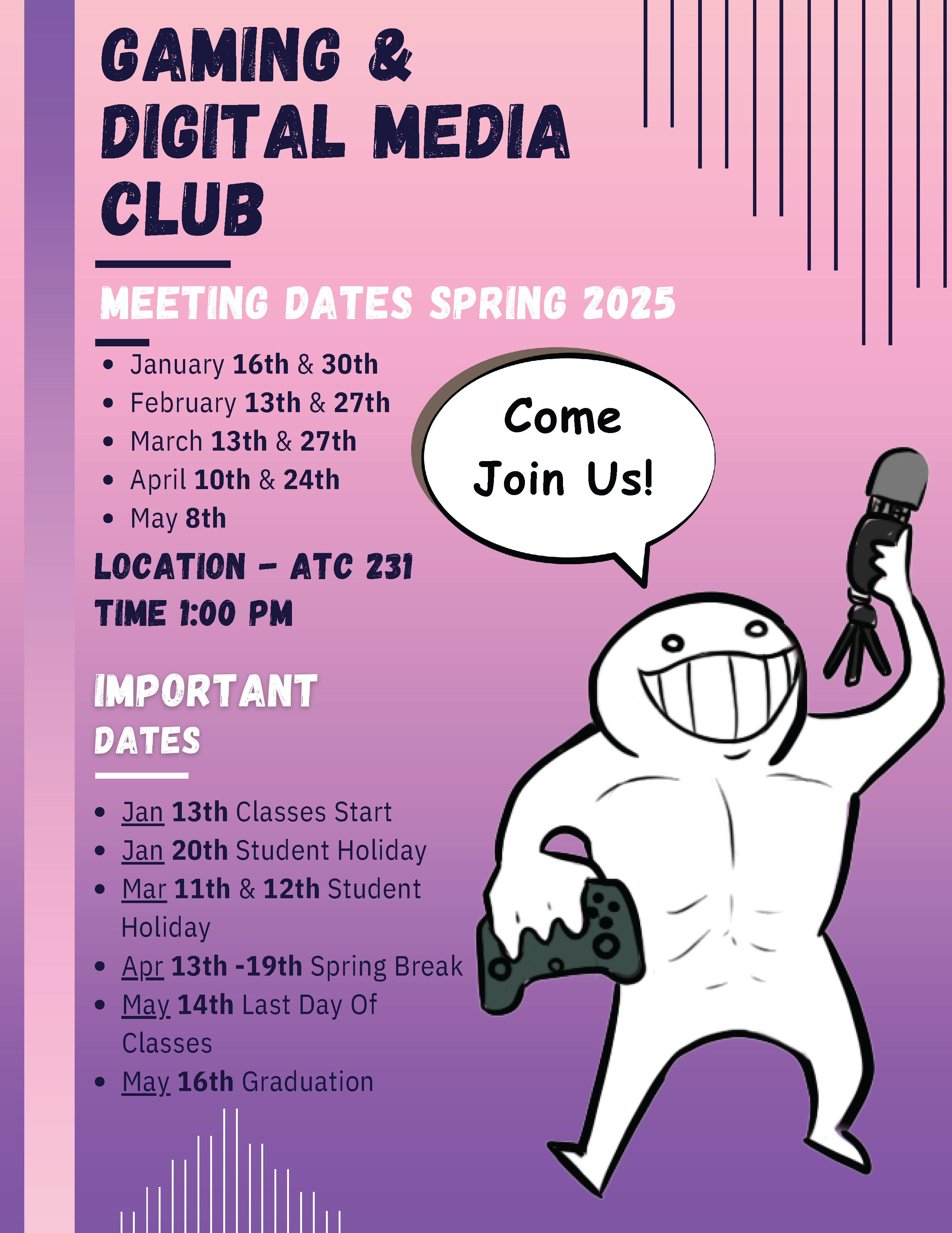 Game Development Club Flyer 2025