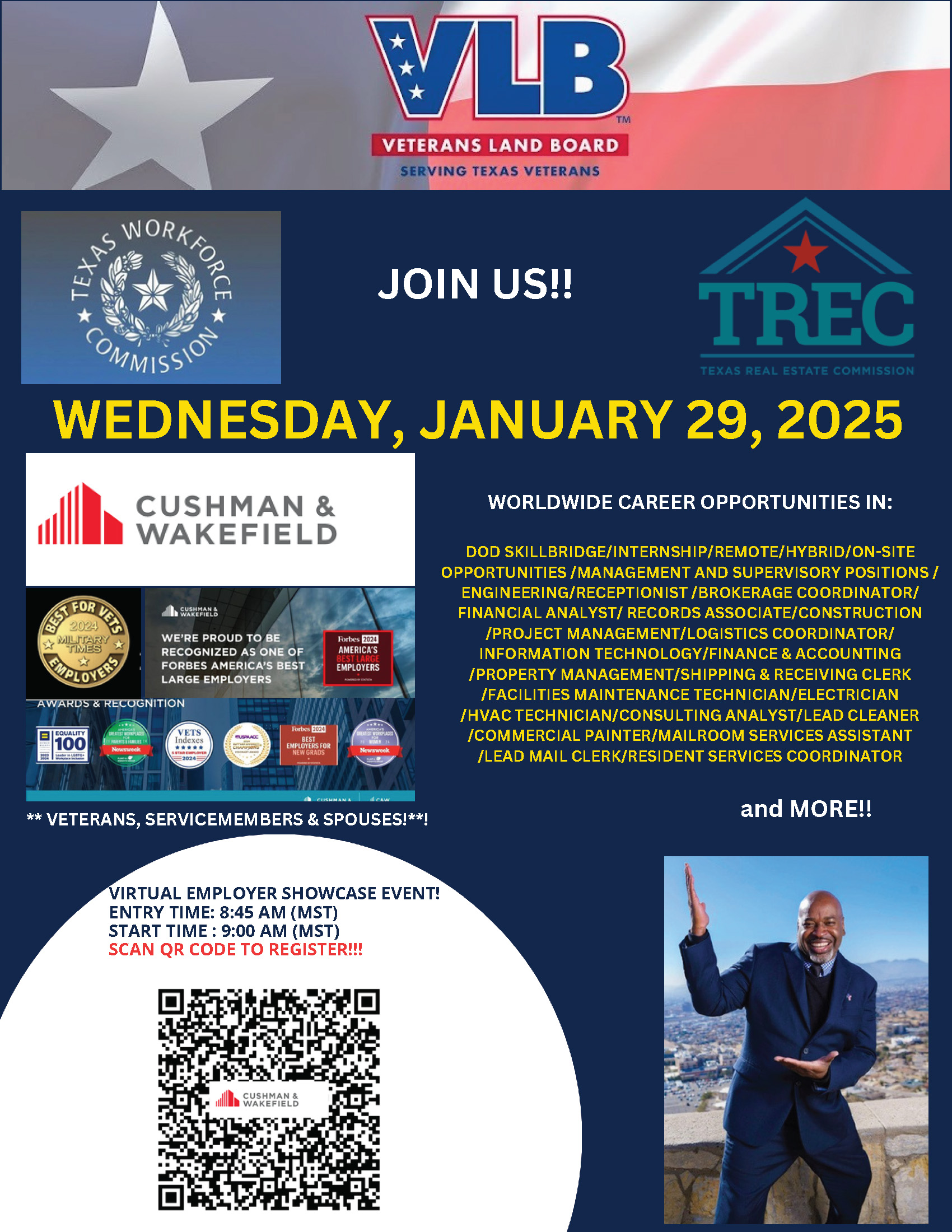 Veterans Land Board Employer Showcase January 29 2025