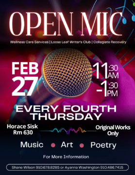 Updated Open Mic Updated 2.19