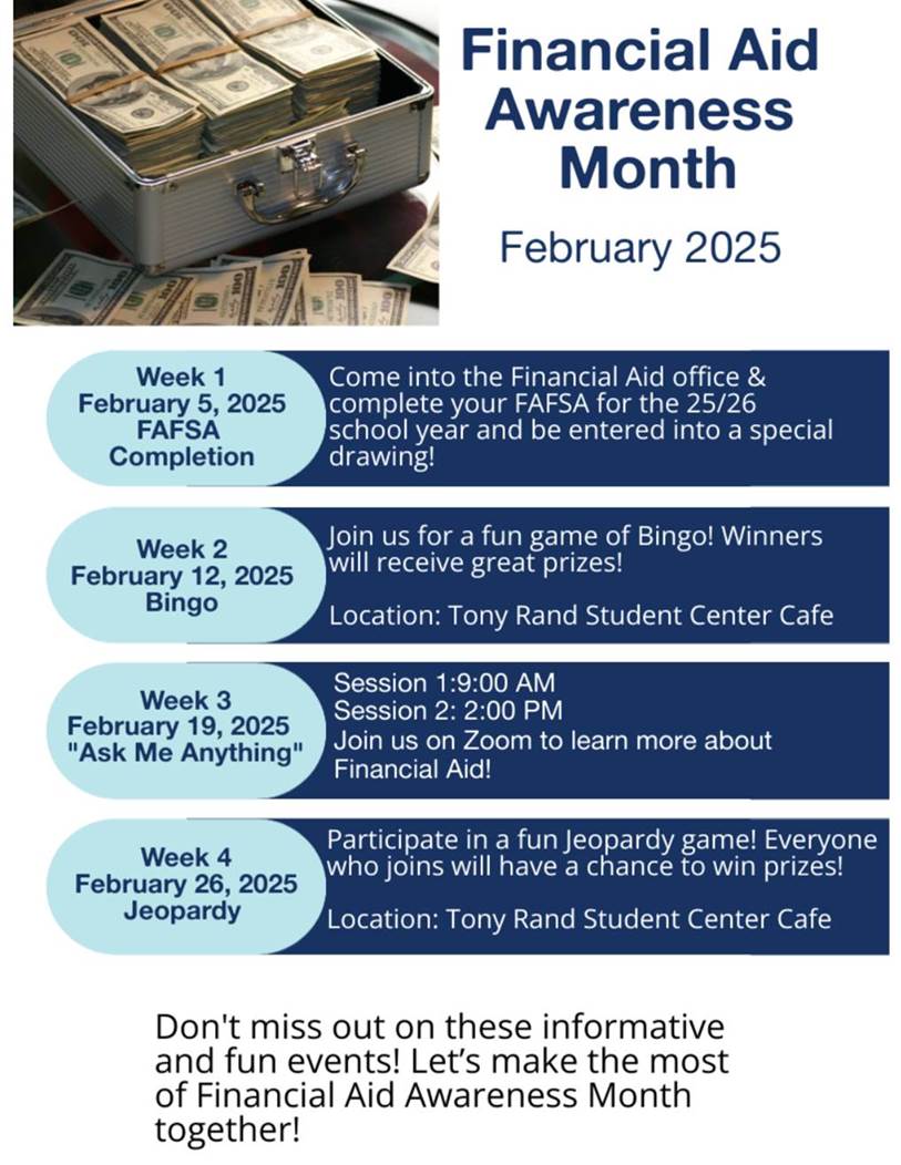 FTCC Financial Aid Awareness Month