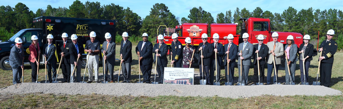 FTCC, Cumberland County Fire & Rescue Training Center Groundbreaking